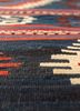 nayaab red and orange wool flat weaves Rug - CloseUp nayaab red and orange wool flat weaves Rug - CloseUp