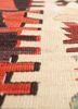nayaab red and orange wool flat weaves Rug - CloseUp nayaab red and orange wool flat weaves Rug - CloseUp