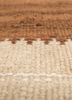 nayaab beige and brown wool flat weaves Rug - CloseUp nayaab beige and brown wool flat weaves Rug - CloseUp