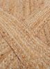 nomadic threads beige and brown jute and hemp flat weaves Rug - CloseUp