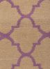 indusbar pink and purple polyester flat weaves Rug - CloseUp
