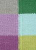 checkers ivory wool flat weaves Rug - CloseUp
