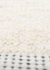 abrash ivory wool flat weaves Rug - CloseUp abrash ivory wool flat weaves Rug - CloseUp