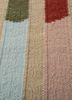checkers gold wool flat weaves Rug - CloseUp