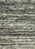 saga grey and black wool hand loom Rug - CloseUp