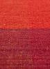 tesoro red and orange wool hand loom Rug - CloseUp tesoro red and orange wool hand loom Rug - CloseUp