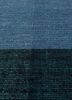 tesoro blue wool hand loom Rug - CloseUp
