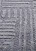 manifest blue wool and silk hand knotted Rug - CloseUp manifest blue wool and silk hand knotted Rug - CloseUp