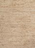 hula beige and brown jute and hemp hand knotted Rug - CloseUp