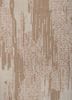 aprezo beige and brown polyester hand knotted Rug - CloseUp