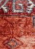 erbe red and orange wool hand knotted Rug - CloseUp erbe red and orange wool hand knotted Rug - CloseUp