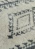 zuri grey and black wool hand knotted Rug - CloseUp zuri grey and black wool hand knotted Rug - CloseUp