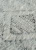 zuri grey and black wool hand knotted Rug - CloseUp