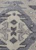 savana grey and black wool hand knotted Rug - CloseUp savana grey and black wool hand knotted Rug - CloseUp