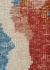 erbe red and orange wool hand knotted Rug - CloseUp erbe red and orange wool hand knotted Rug - CloseUp