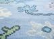 cyanna blue wool hand knotted Rug - CloseUp cyanna blue wool hand knotted Rug - CloseUp