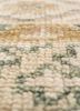 erbe gold wool hand knotted Rug - CloseUp