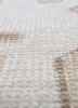 erbe beige and brown wool hand knotted Rug - CloseUp