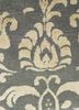 far east grey and black wool and silk hand knotted Rug - CloseUp far east grey and black wool and silk hand knotted Rug - CloseUp