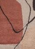 modo beige and brown polyester hand tufted Rug - CloseUp