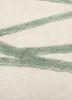white noise ivory viscose hand tufted Rug - CloseUp