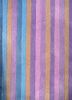 linear beige and brown wool hand tufted Rug - CloseUp