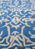 mythos blue wool and viscose hand tufted Rug - CloseUp mythos blue wool and viscose hand tufted Rug - CloseUp