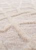 mythos ivory wool and viscose hand tufted Rug - CloseUp mythos ivory wool and viscose hand tufted Rug - CloseUp