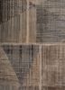 provenance blue wool and bamboo silk hand knotted Rug - CloseUp provenance blue wool and bamboo silk hand knotted Rug - CloseUp