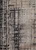 provenance grey and black wool and bamboo silk hand knotted Rug - CloseUp