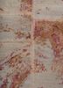 provenance blue wool and bamboo silk hand knotted Rug - CloseUp provenance blue wool and bamboo silk hand knotted Rug - CloseUp