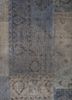 aprezo blue wool hand knotted Rug - CloseUp aprezo blue wool hand knotted Rug - CloseUp