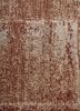 provenance red and orange wool and silk hand knotted Rug - CloseUp provenance red and orange wool and silk hand knotted Rug - CloseUp