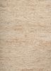 hula beige and brown jute and hemp hand knotted Rug - CloseUp