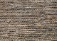 hula beige and brown jute and hemp hand knotted Rug - CloseUp