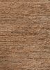 hula beige and brown jute and hemp hand knotted Rug - CloseUp