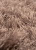 basis beige and brown polyester shag Rug - CloseUp basis beige and brown polyester shag Rug - CloseUp