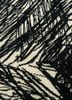 free verse by kavi grey and black wool and silk hand knotted Rug - CloseUp