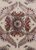 aurora ivory wool and silk hand knotted Rug - CloseUp