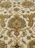 aurora ivory wool and silk hand knotted Rug - CloseUp