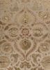 aurora gold wool and silk hand knotted Rug - CloseUp