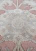 aurora red and orange wool and silk hand knotted Rug - CloseUp aurora red and orange wool and silk hand knotted Rug - CloseUp