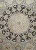 aurora grey and black wool and silk hand knotted Rug - CloseUp aurora grey and black wool and silk hand knotted Rug - CloseUp