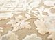aurora beige and brown wool and silk hand knotted Rug - CloseUp