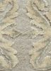 aurora grey and black wool and silk hand knotted Rug - CloseUp aurora grey and black wool and silk hand knotted Rug - CloseUp