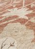 erbe red and orange wool hand knotted Rug - CloseUp erbe red and orange wool hand knotted Rug - CloseUp