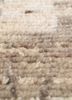 manifest beige and brown wool hand knotted Rug - CloseUp
