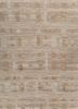 manifest beige and brown wool hand knotted Rug - CloseUp manifest beige and brown wool hand knotted Rug - CloseUp