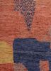 blythe red and orange wool hand knotted Rug - CloseUp blythe red and orange wool hand knotted Rug - CloseUp