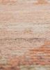 entropy red and orange wool hand knotted Rug - CloseUp